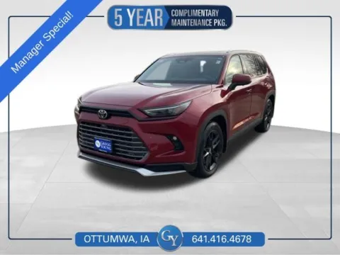 Red 2024 Toyota Grand Highlander Hybrid MAX Platinum for sale in Ottumwa, IA