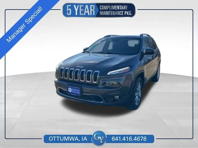 Gray 2018 Jeep Cherokee Limited for sale in Ottumwa, IA