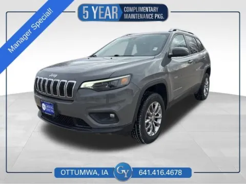 Gray 2021 Jeep Cherokee Latitude Lux for sale in Ottumwa, IA