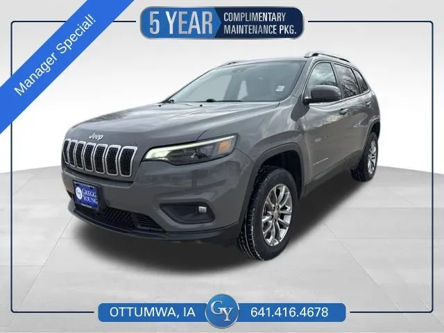 Gray 2021 Jeep Cherokee Latitude Lux for sale in Ottumwa, IA