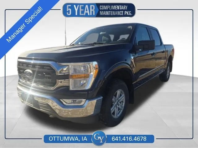 Blue 2021 Ford F-150 XLT for sale in Ottumwa, IA