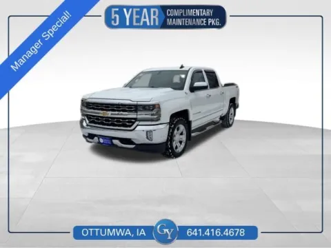 White 2017 Chevrolet Silverado 1500 LTZ for sale in Ottumwa, IA