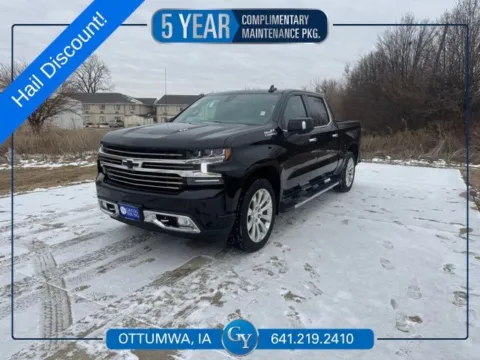 Black 2021 Chevrolet Silverado 1500 High Country for sale in Ottumwa, IA