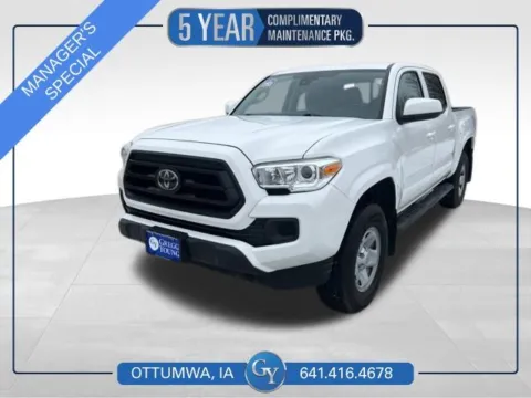 White 2023 Toyota Tacoma SR for sale in Ottumwa, IA