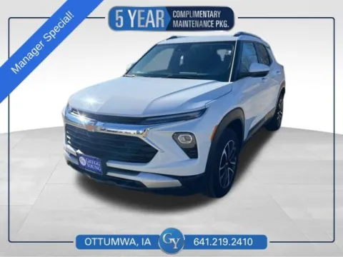 White 2025 Chevrolet TrailBlazer LT for sale in Ottumwa, IA