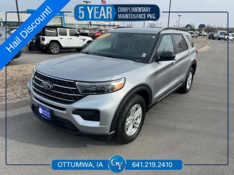 Silver 2022 Ford Explorer XLT for sale in Ottumwa, IA