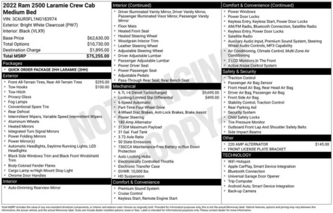 Photos of 2022 Ram 2500 Laramie for sale in Ottumwa, IA at Gregg Young Toyota of Ottumwa