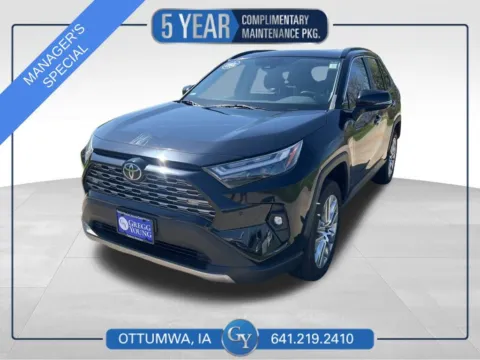 Black 2022 Toyota RAV4 Limited for sale in Ottumwa, IA