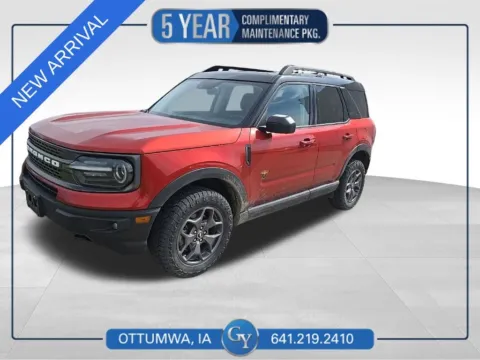 Red 2022 Ford Bronco Sport Badlands for sale in Ottumwa, IA