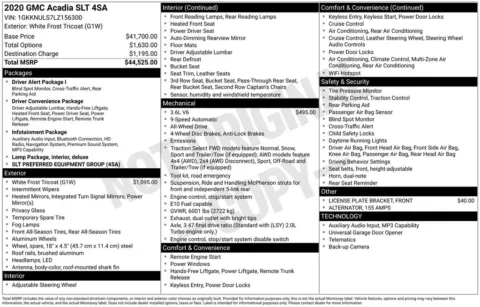Photos of 2020 GMC Acadia SLT for sale in Ottumwa, IA at Gregg Young Toyota of Ottumwa