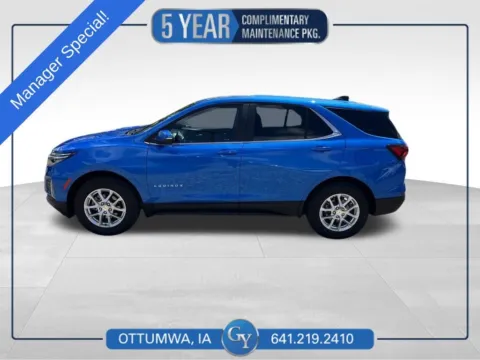 Blue 2024 Chevrolet Equinox LT for sale in Ottumwa, IA