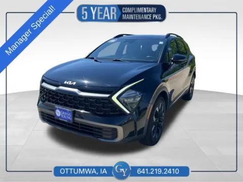 Black 2023 Kia Sportage X-Line for sale in Ottumwa, IA