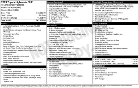 Photos of 2023 Toyota Highlander XLE for sale in Ottumwa, IA at Gregg Young Toyota of Ottumwa