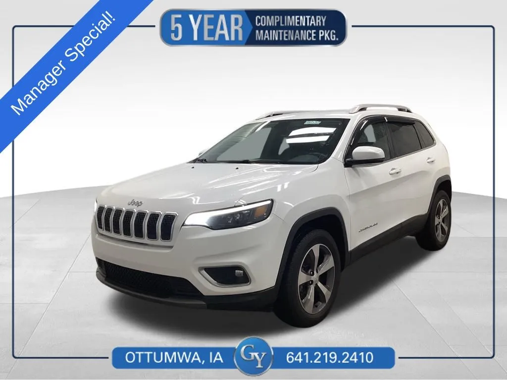 White 2020 Jeep Cherokee Limited for sale in Ottumwa, IA