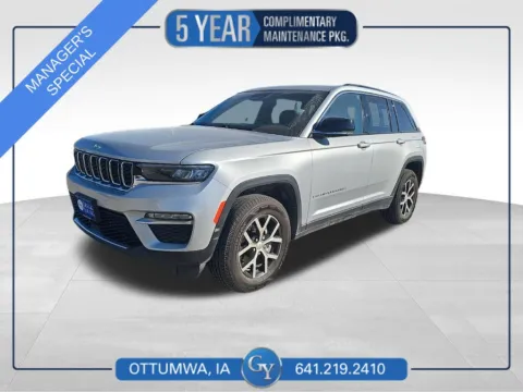 Silver 2024 Jeep Grand Cherokee Limited for sale in Ottumwa, IA
