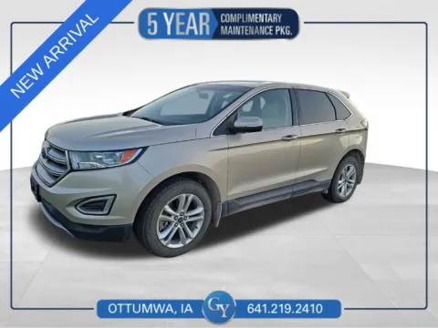 White 2018 Ford Edge Titanium for sale in Ottumwa, IA