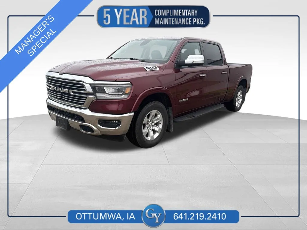 Red 2019 Ram 1500 Laramie for sale in Ottumwa, IA