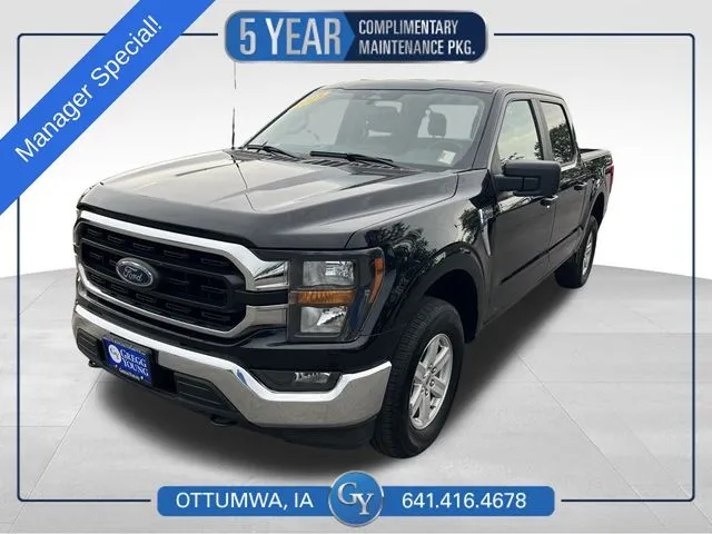 Black 2023 Ford F-150 XLT for sale in Ottumwa, IA