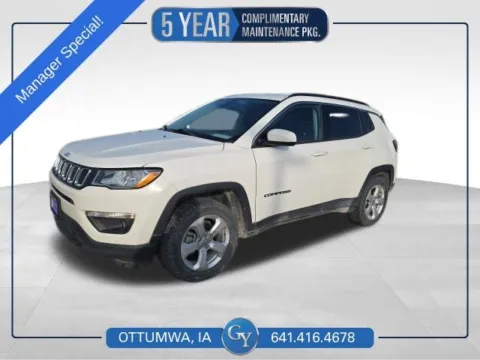 White 2020 Jeep Compass Latitude for sale in Ottumwa, IA
