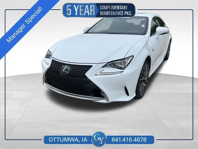 White 2017 Lexus RC 350 for sale in Ottumwa, IA