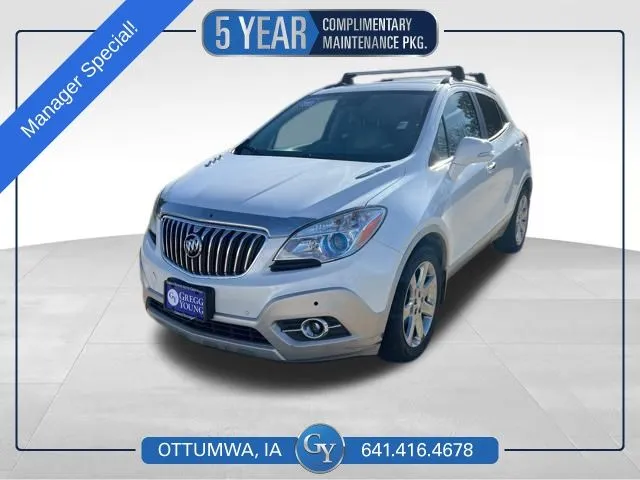 White 2015 Buick Encore Premium for sale in Ottumwa, IA