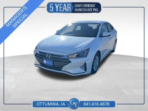 White 2019 Hyundai Elantra SE for sale in Ottumwa, IA