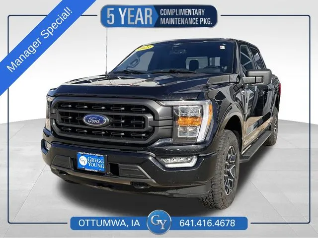 Black 2023 Ford F-150 XLT for sale in Ottumwa, IA