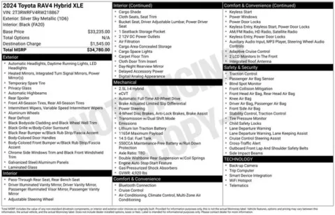 Photos of 2024 Toyota RAV4 Hybrid XLE for sale in Ottumwa, IA at Gregg Young Toyota of Ottumwa