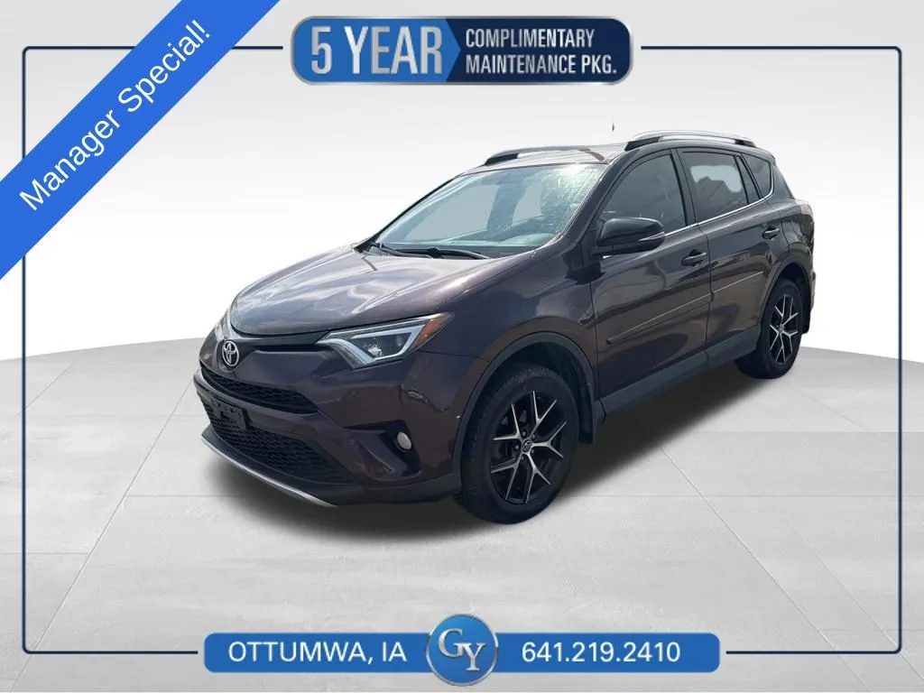 Black 2016 Toyota RAV4 SE for sale in Ottumwa, IA