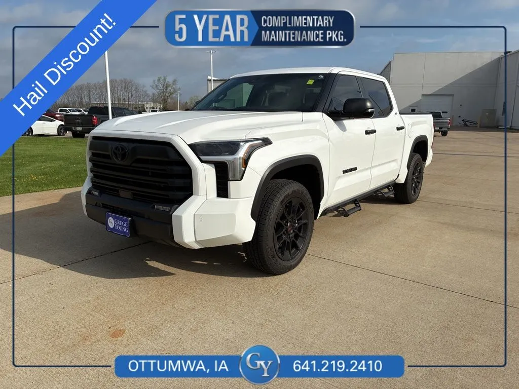 White 2025 Toyota Tundra SR5 for sale in Ottumwa, IA
