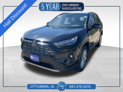 Black 2022 Toyota RAV4 Limited for sale in Ottumwa, IA