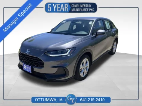 Gray 2024 Honda HR-V LX for sale in Ottumwa, IA