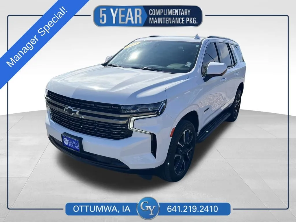 White 2021 Chevrolet Tahoe RST for sale in Ottumwa, IA