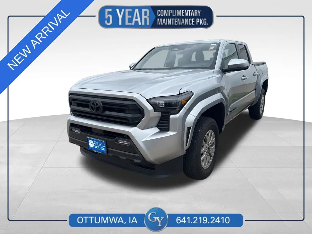 Silver 2024 Toyota Tacoma SR5 for sale in Ottumwa, IA