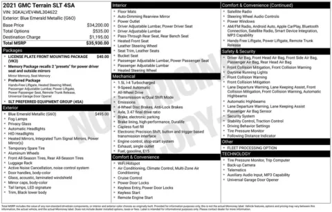 Photos of 2021 GMC Terrain SLT for sale in Ottumwa, IA at Gregg Young Toyota of Ottumwa