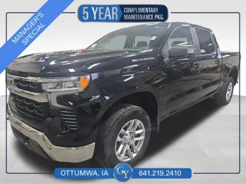 Black 2023 Chevrolet Silverado 1500 LT for sale in Ottumwa, IA