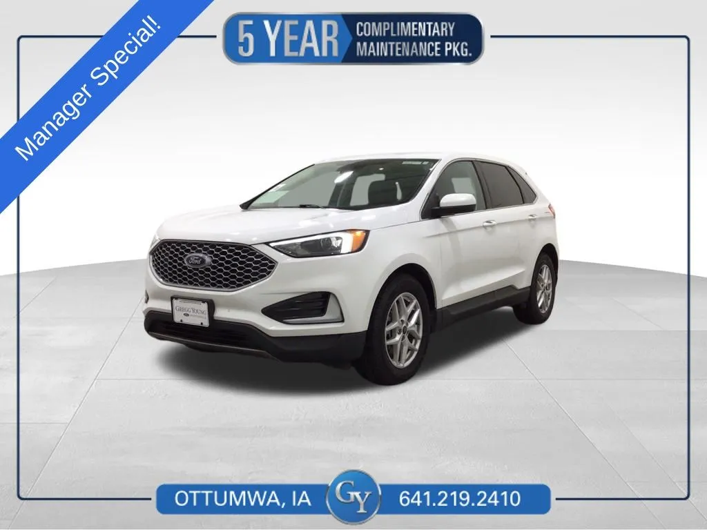 White 2024 Ford Edge SEL for sale in Ottumwa, IA