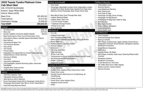 Photos of 2020 Toyota Tundra Platinum for sale in Ottumwa, IA at Gregg Young Toyota of Ottumwa
