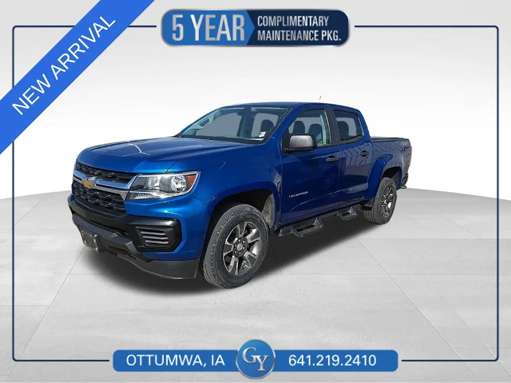 Blue 2021 Chevrolet Colorado Work Truck for sale in Ottumwa, IA