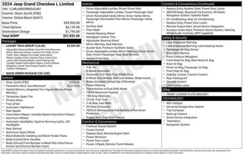 Photos of 2024 Jeep Grand Cherokee L Limited for sale in Ottumwa, IA at Gregg Young Toyota of Ottumwa