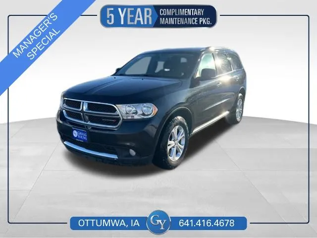 Black 2013 Dodge Durango Crew for sale in Ottumwa, IA