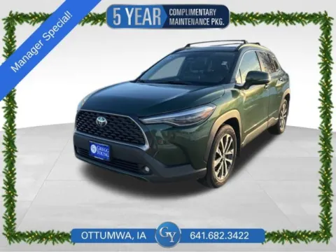 Green 2024 Toyota Corolla Cross XLE for sale in Ottumwa, IA