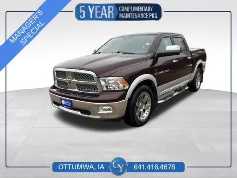 Red 2012 Ram 1500 Laramie for sale in Ottumwa, IA