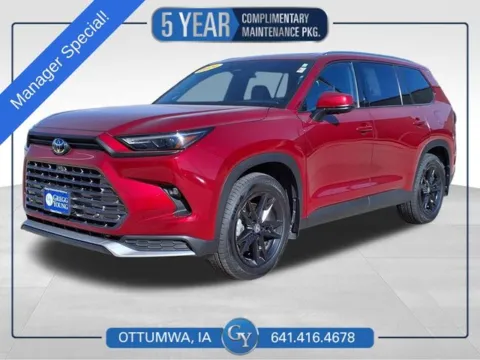 Red 2024 Toyota Grand Highlander Hybrid MAX Platinum for sale in Ottumwa, IA
