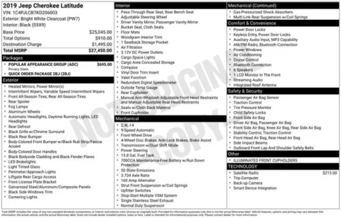 Photos of 2019 Jeep Cherokee Latitude for sale in Ottumwa, IA at Gregg Young Toyota of Ottumwa