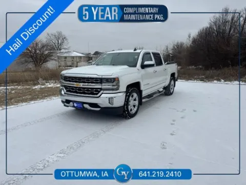 White 2017 Chevrolet Silverado 1500 LTZ for sale in Ottumwa, IA