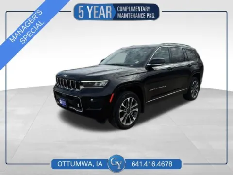 Black 2024 Jeep Grand Cherokee L Overland for sale in Ottumwa, IA