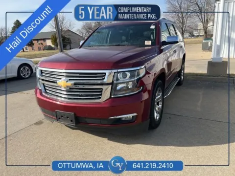 Red 2016 Chevrolet Tahoe LTZ for sale in Ottumwa, IA
