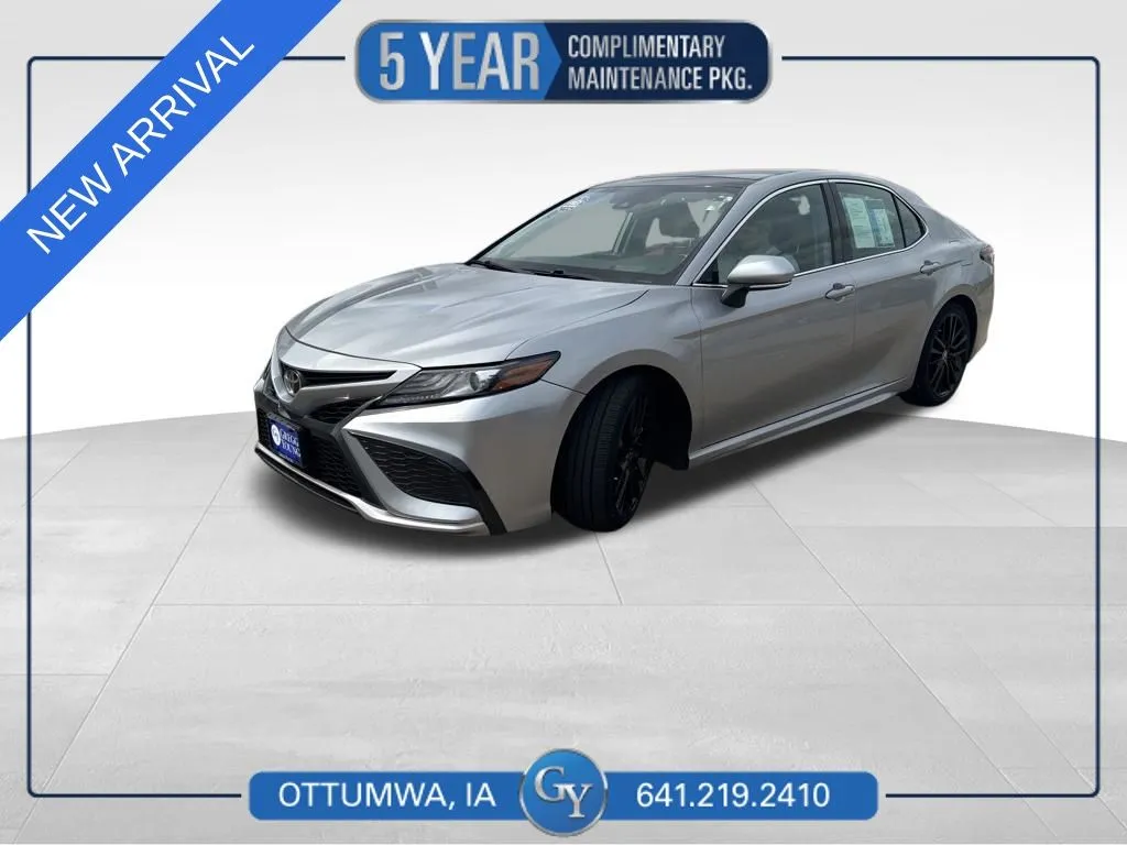 Silver 2021 Toyota Camry XSE V6 for sale in Ottumwa, IA