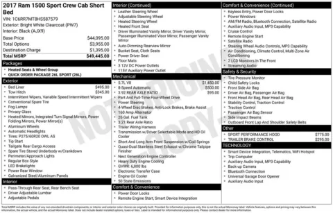 Photos of 2017 Ram 1500 Sport for sale in Ottumwa, IA at Gregg Young Toyota of Ottumwa